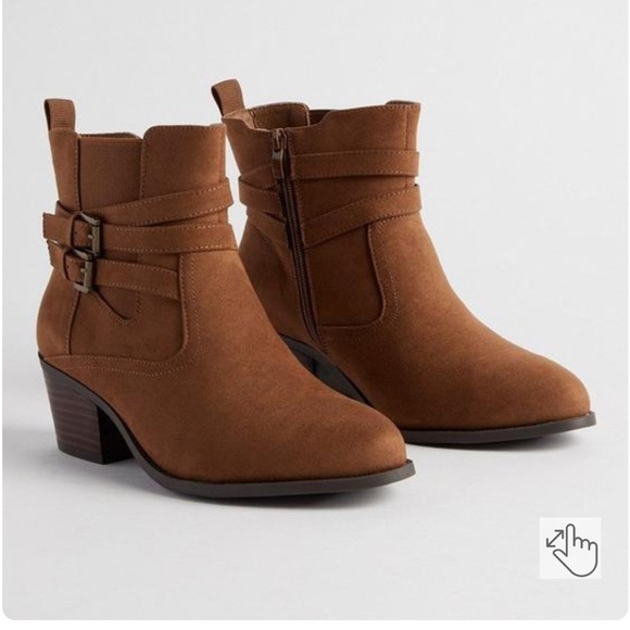 Torrid Strappy Buckle Ankle Boots - Picture 8 of 13